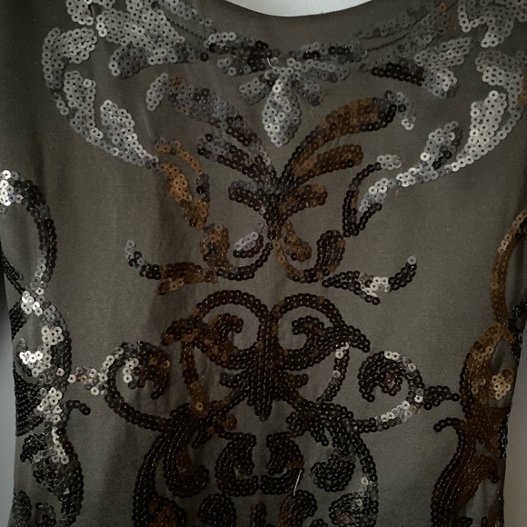 BLACK SEQUINS COCKTAIL DRESS From dynamite - Picture 12 of 14